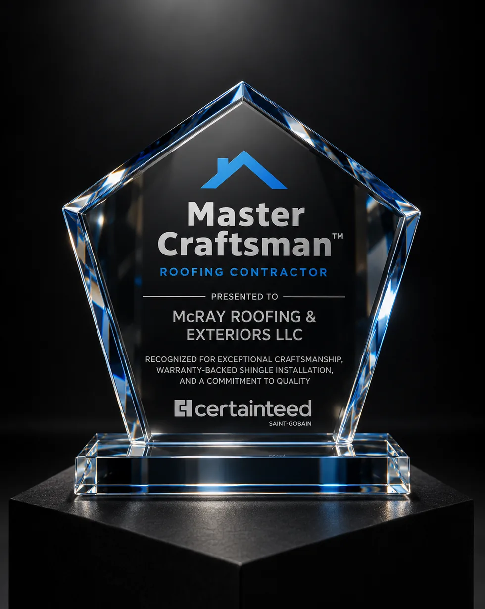 CertainTeed Master Craftsman award presented to McRay Roofing & Exteriors