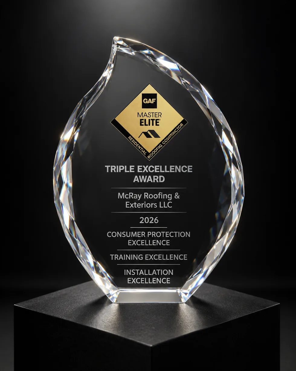 GAF Master Elite award presented to McRay Roofing & Exteriors